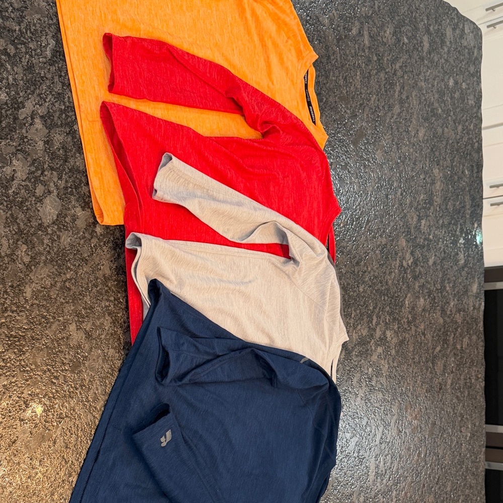 Russell Colorful Tech Long Sleeve Shirts